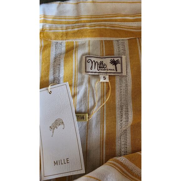 Millie Resort And Travel Alyse Top in Citrus & White Stripe Size Small NWT - Picture 5 of 8